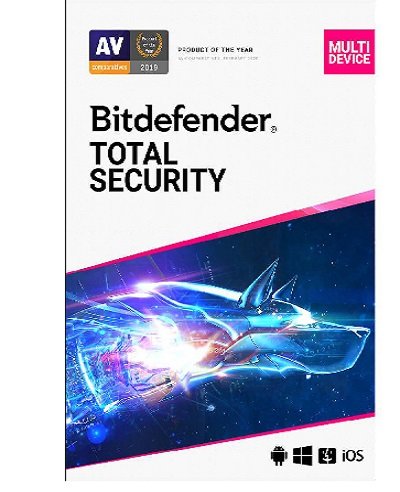 Bitdefender Total Security – 3 Devices – 1 Year